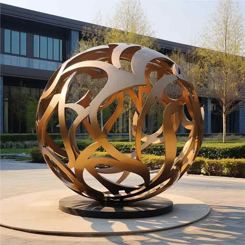 Metal Garden Spheres