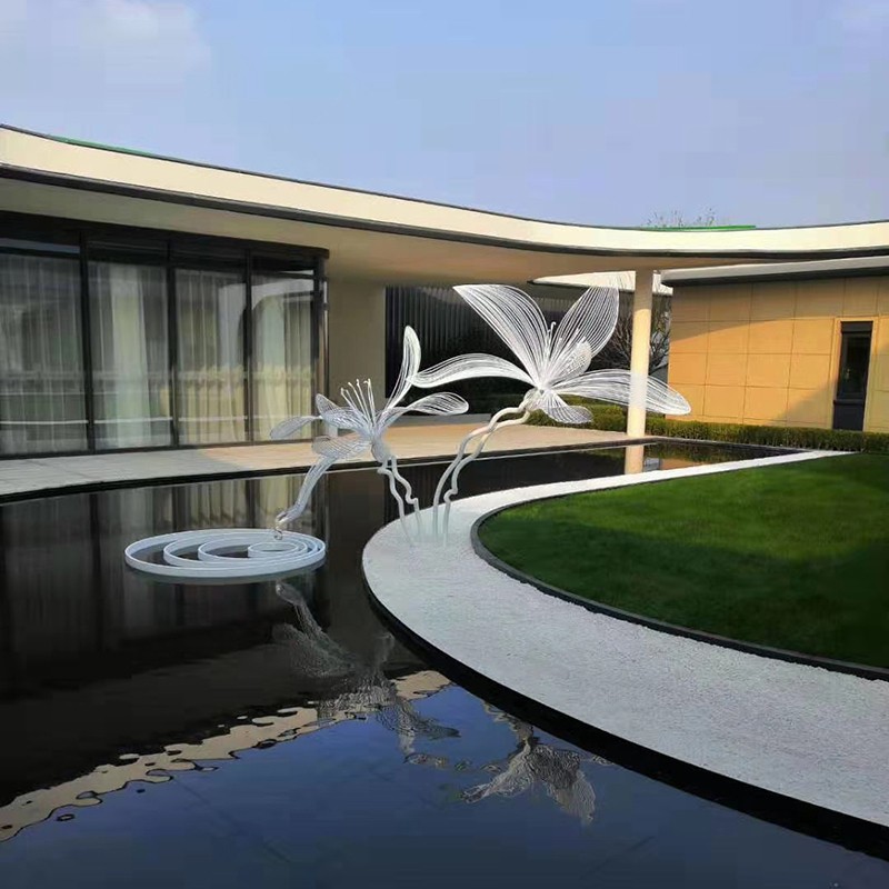 Metal Tree Sculptures
