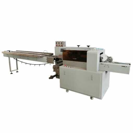 Flow packing machine