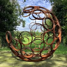 Metal Garden Spheres
