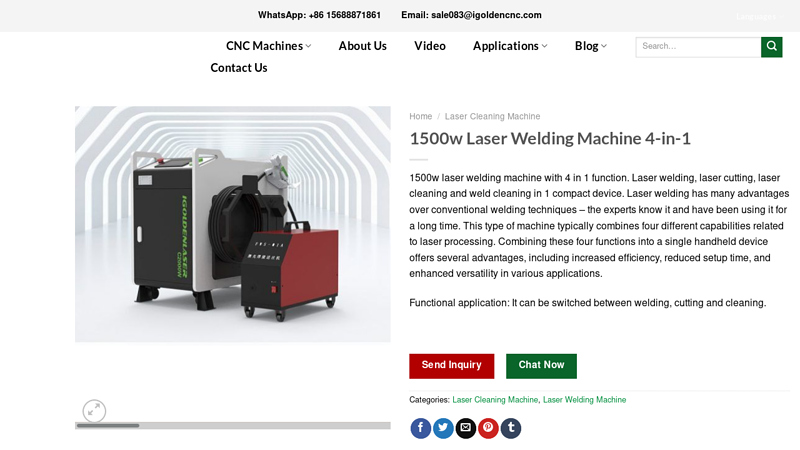 1500w Laser Welding Machine 4