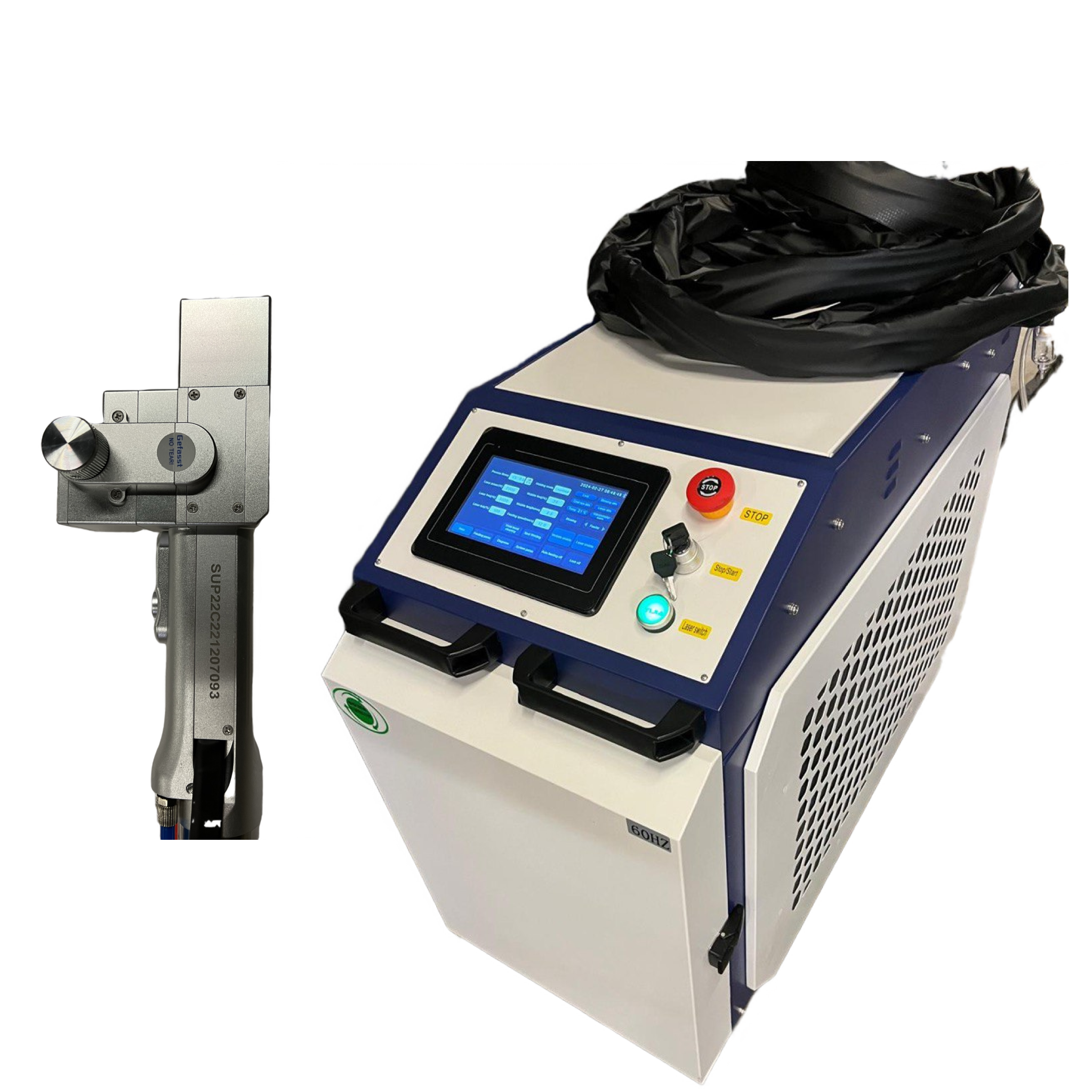 2000W SUP Fiber Laser Cleaning Rust Removal Machine