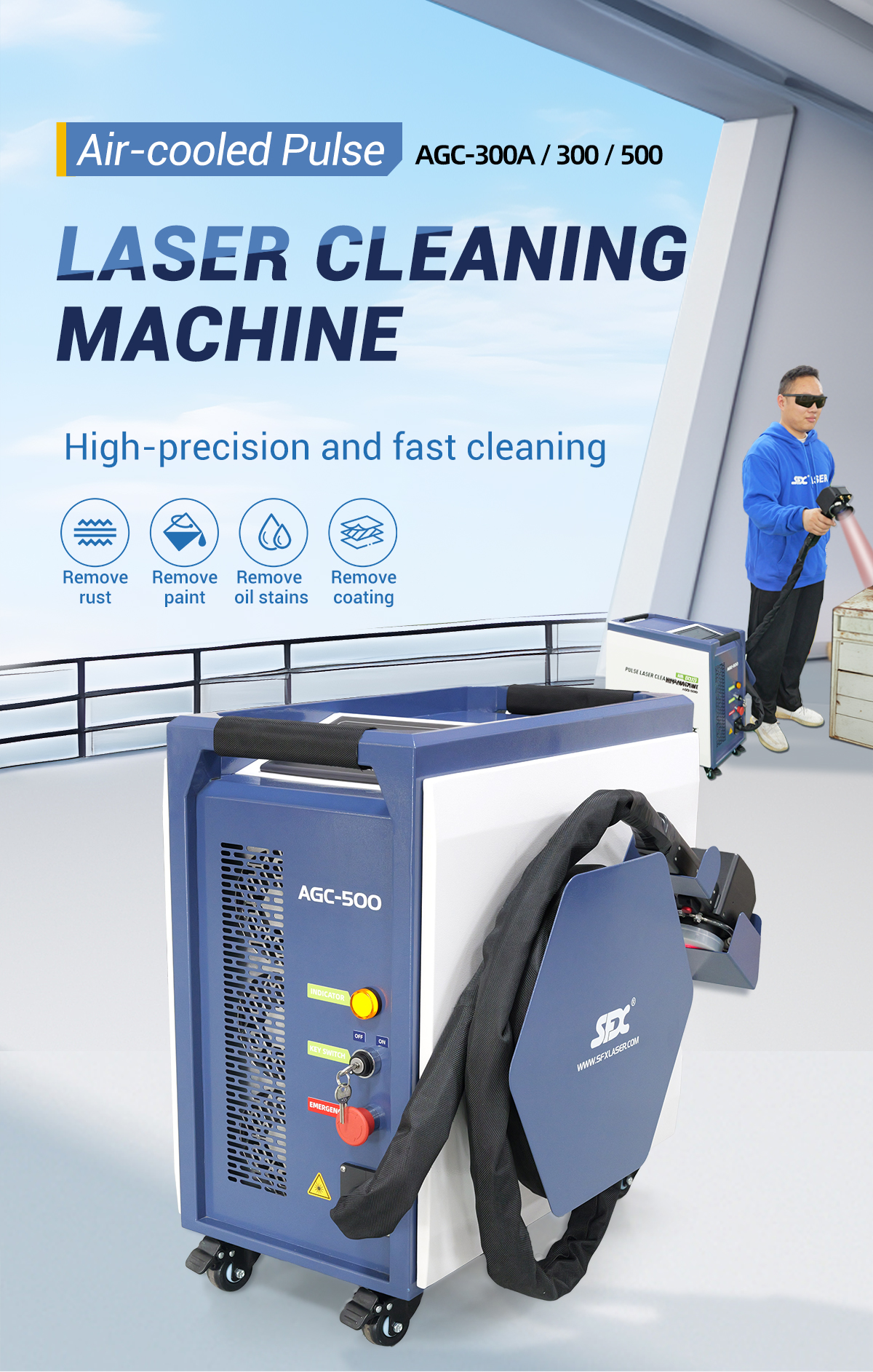 300W Pulsed Laser Cleaning Machine industry insight