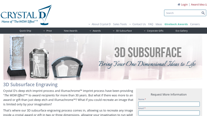 3D Subsurface Laser Engraving