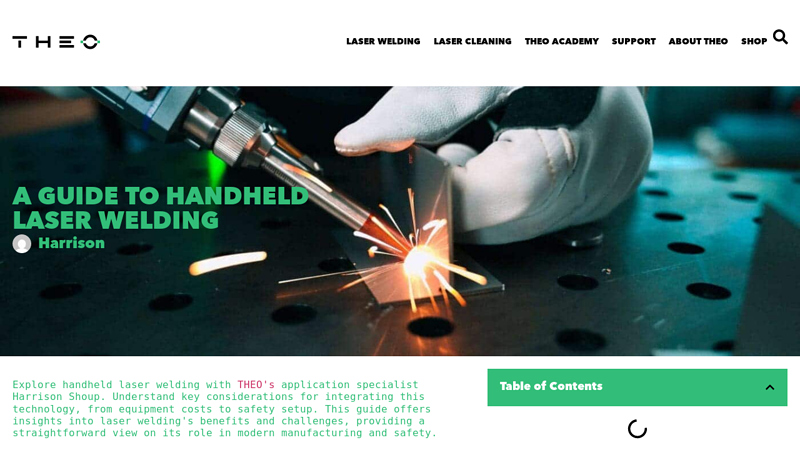 A Guide to Handheld Laser Welding