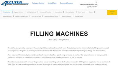 Bottle & Liquid Filling Machines | Inline Filling Systems