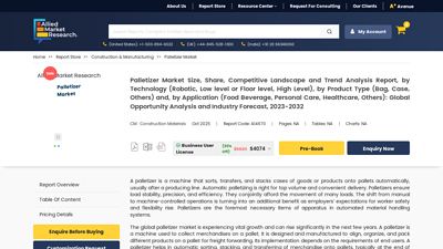 Palletizer Market Trends and Global Insights, 2030