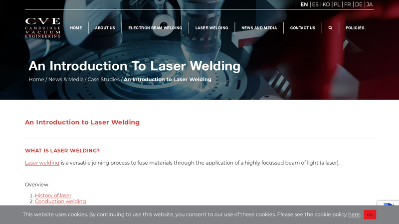 An Introduction to Laser Welding