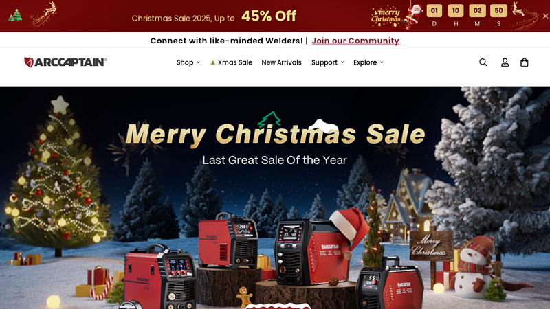 Arccaptain MIG130 Best 3 in 1 110V Portable No Gas Flux Core ...