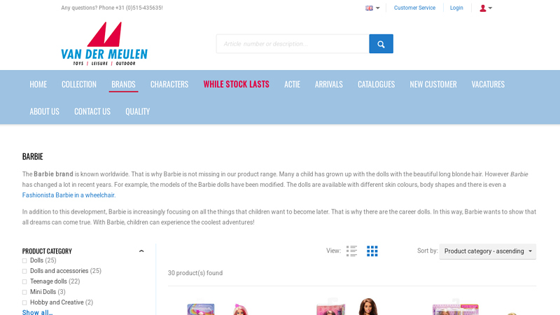 Barbie wholesaler & distributor