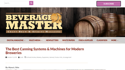The Best Canning Systems & Machines for Modern Breweries