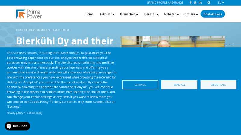 Bierkühl Oy and their Laser Genius+