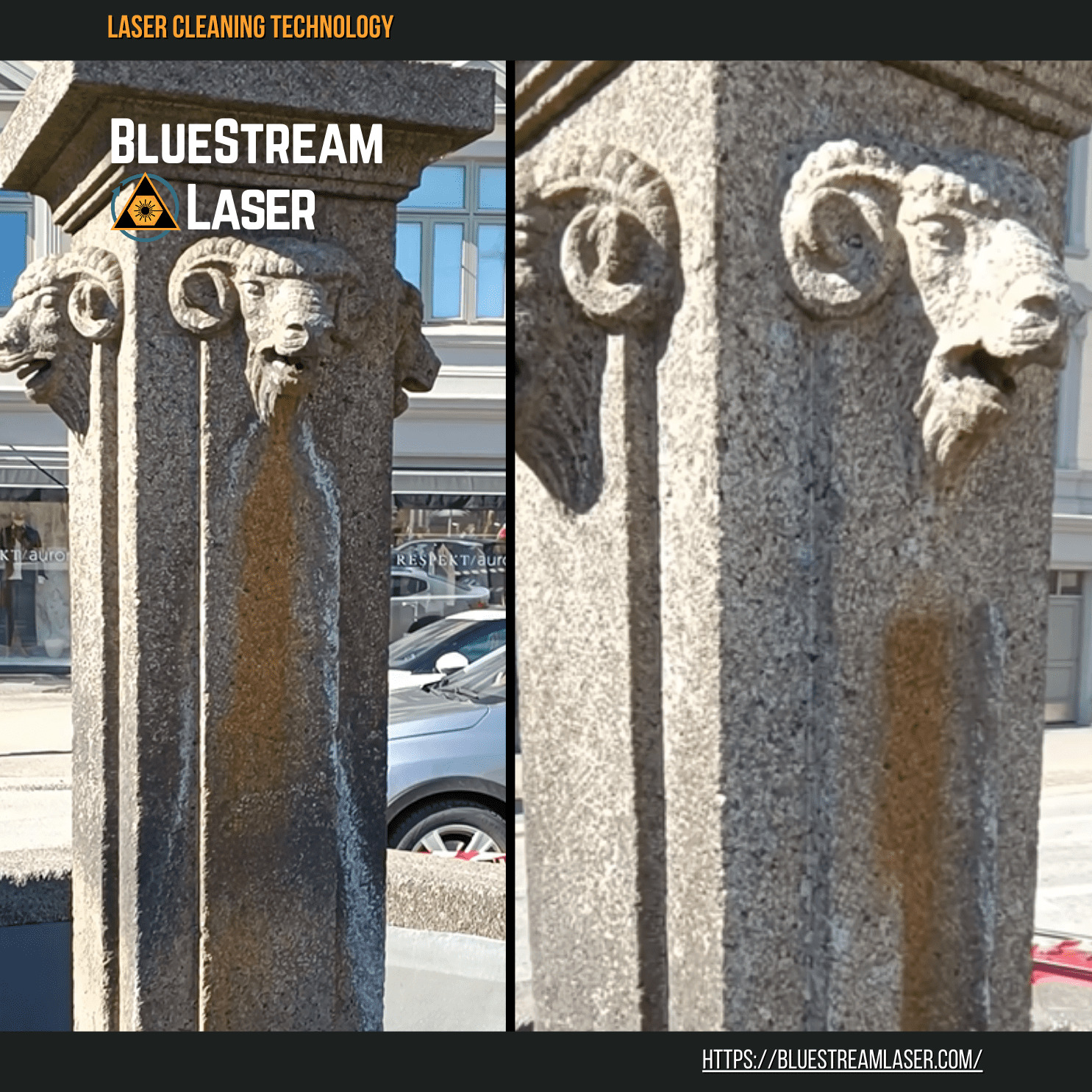 Bluestream Laser Cleaning, restoration of monuments, industrial ...