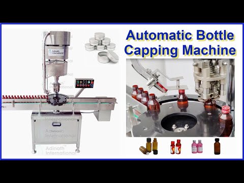 Illustrative example of bottle capping machine from Google Search