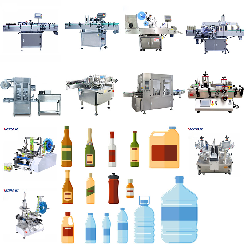 Illustrative example of bottle labeling equipment from Google Search