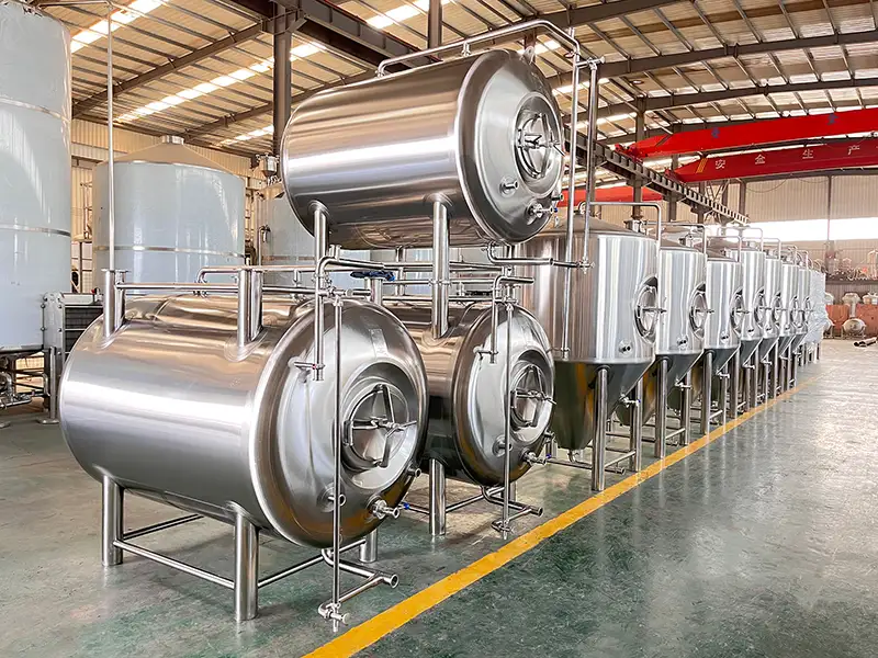 Illustrative example of bright beer tank from Google Search