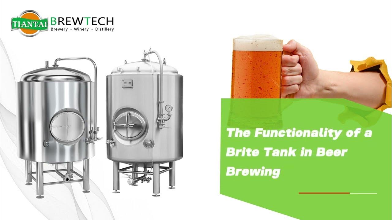 Illustrative example of bright beer tank from Google Search