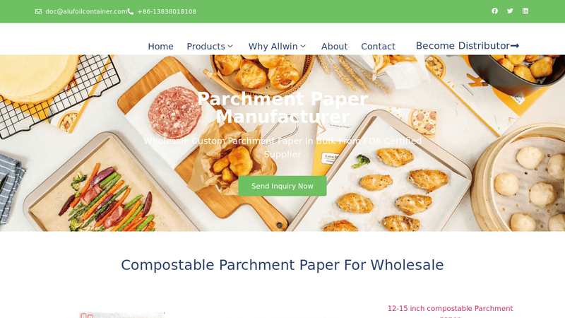 Bulk Parchment Paper Wholesale Manufacturer, Supplier