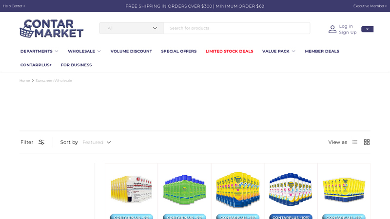 Bulk Sunscreen for All Skin Types