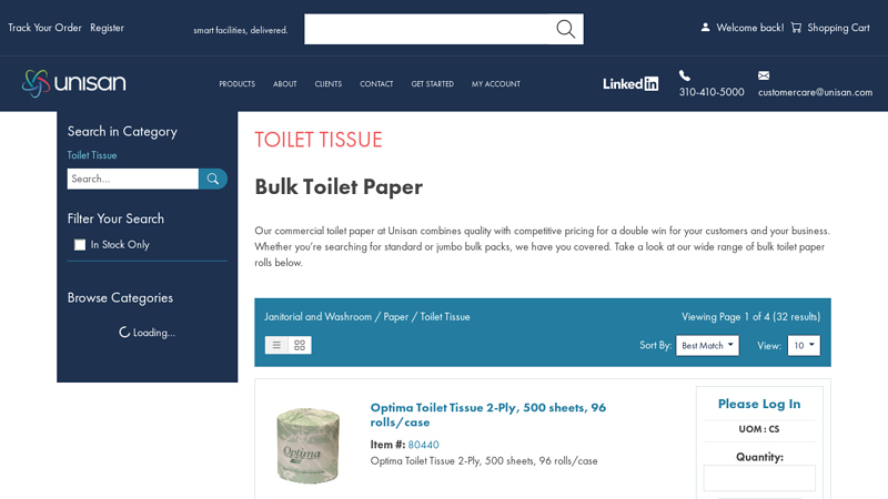 Bulk Toilet Paper