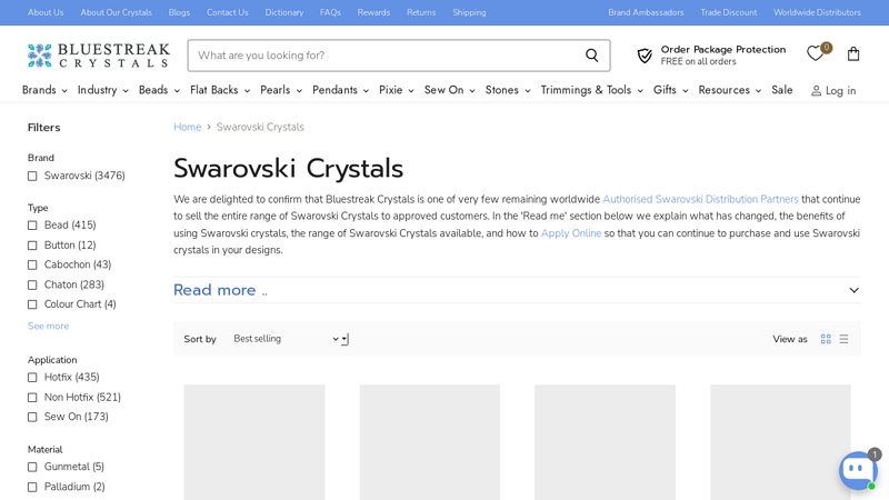 Buy Swarovski Crystal Components