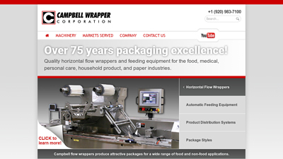 Flow Wrappers & Feeding Equipment - Campbell Wrapper ...
