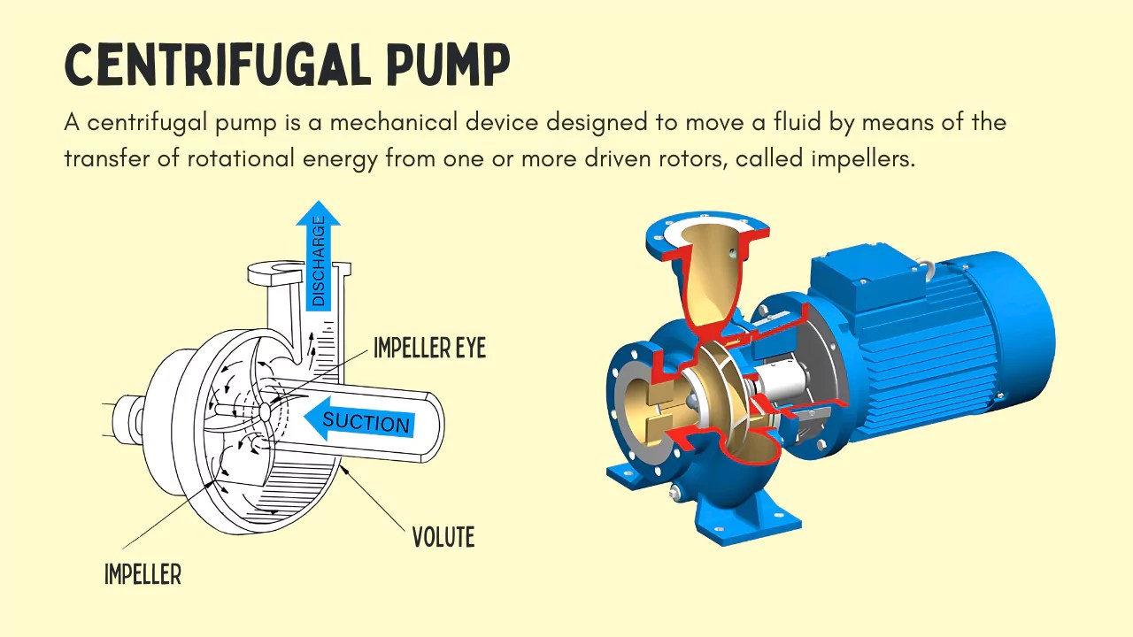 Illustrative example of centrifugal pump from Google Search
