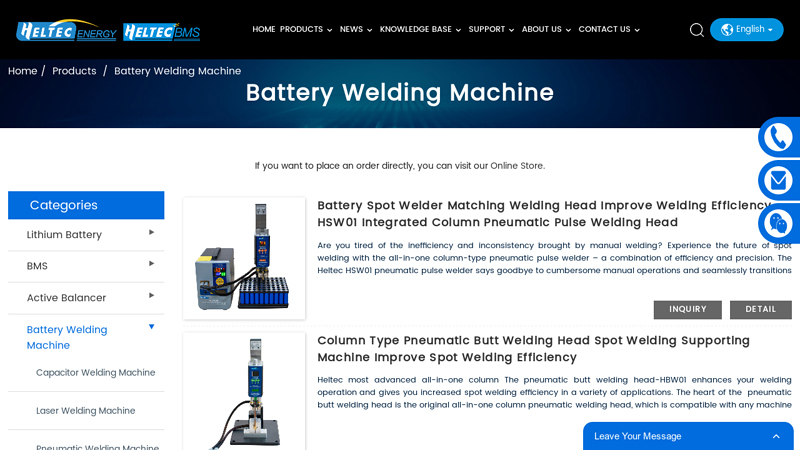 China Battery Welding Machine Factory