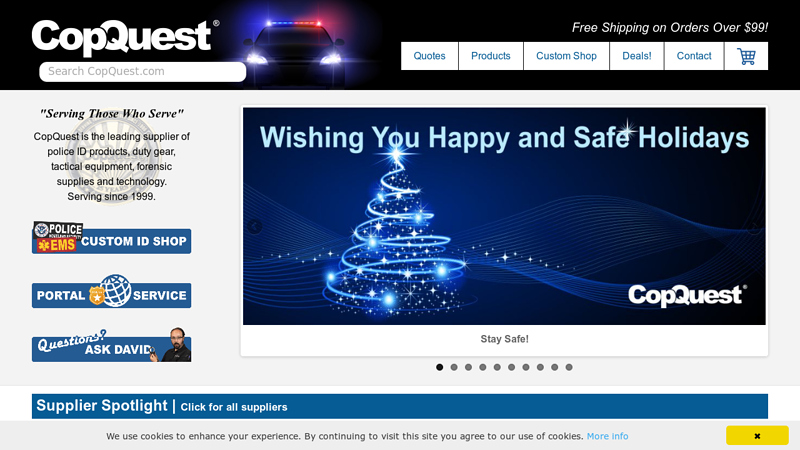 CopQuest Police Equipment and Tactical Gear at Discounted Prices