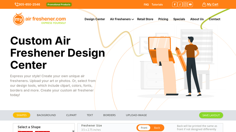 Custom Air Freshener Design Center