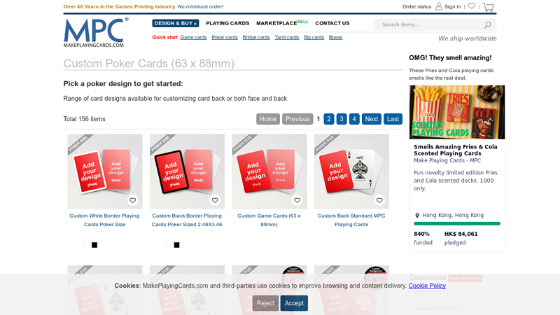 Custom Poker Cards Printing