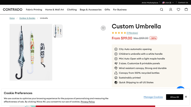 Design Your Own Custom Umbrella