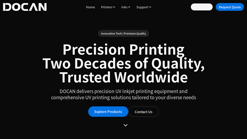 DOCAN UV Inkjet Printer