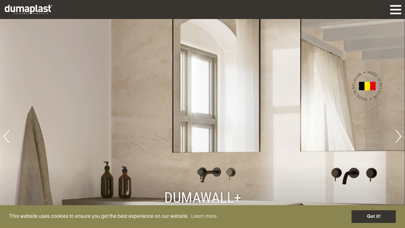 Dumaplast: Sustainable PVC wall cladding