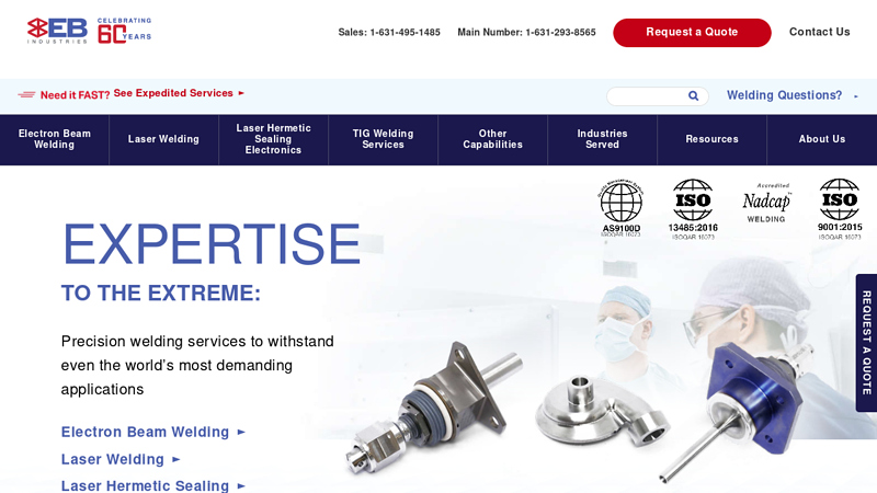 EB Industries: Electron Beam Welding