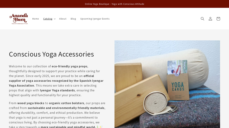 Eco-Friendly Iyengar Yoga Props