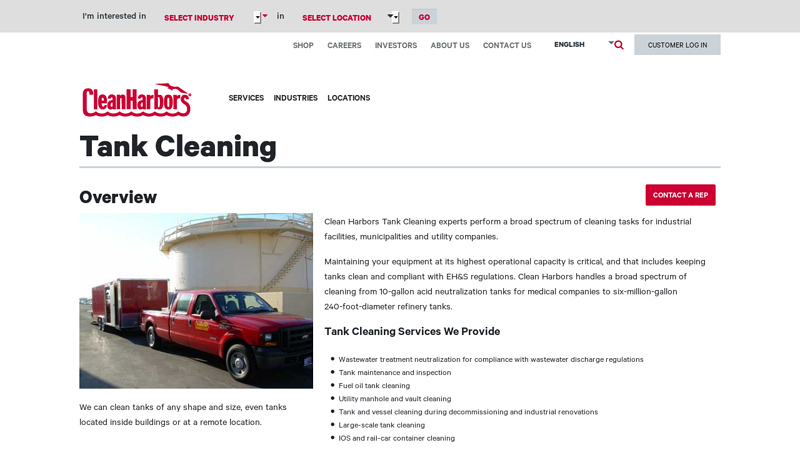 Expert Tank Cleaning Services