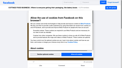 where to find bakery packaging boxes? - Facebook