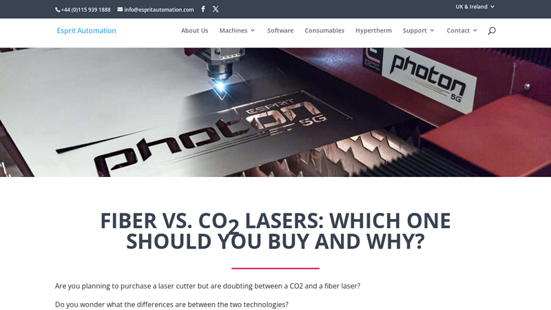 Fiber vs. CO2 Lasers