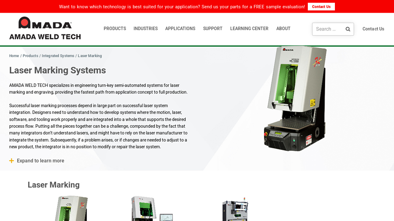 Fully Integrated Laser Marking Systems