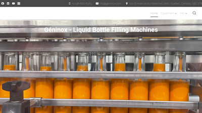 Discover Géninox - Liquid Bottle Filling Machines Manufacturer