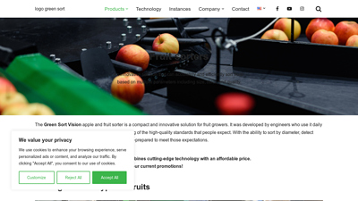 Fruit sorters - Green Sort