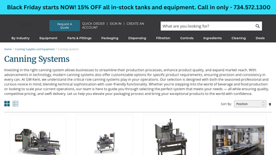 Professional Canning Equipment | Counter Pressure Systems