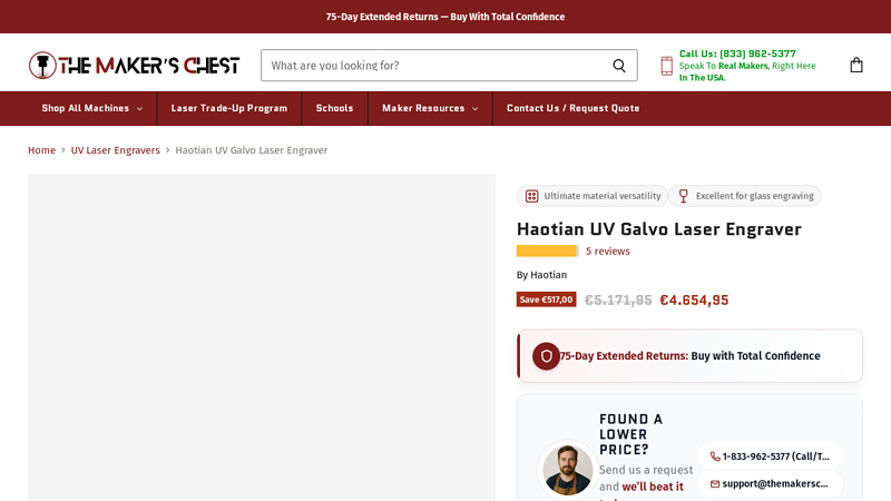 Haotian UV Galvo Laser Engraver