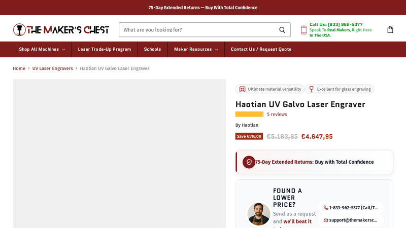 Haotian UV Galvo Laser Engraver