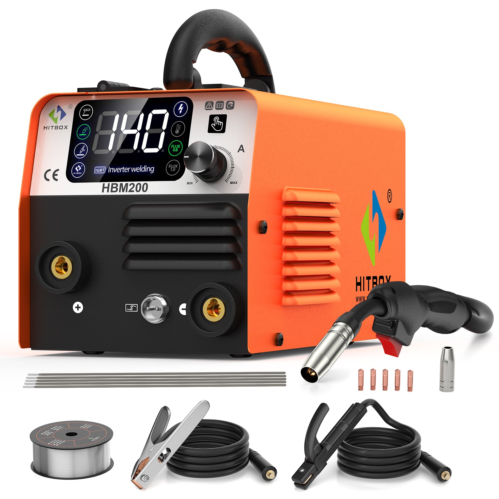 HBM200 MIG Welder, The World's Smallest Stick/Flux MIG/Lift TIG 3 ...