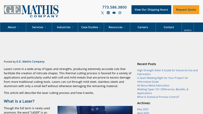 How Does Laser Cutting Work?