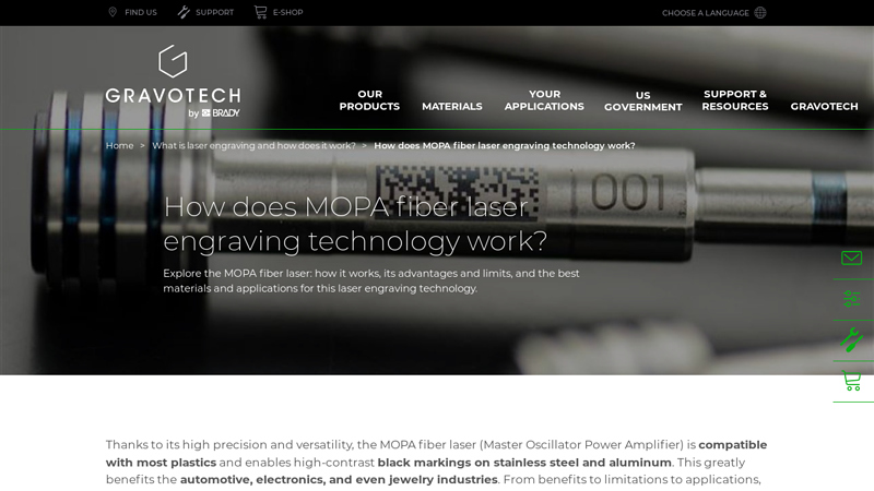 How does MOPA fiber laser engraving technology work?