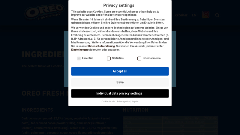Ingredients & Nutrition