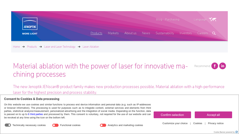 Innovative laser ablation